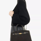 Amélisse - Stylish Midi Leather Handbag