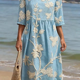 Kerry | Embroidered Vintage Dress