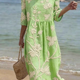 Kerry | Embroidered Vintage Dress