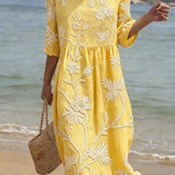 Kerry | Embroidered Vintage Dress