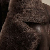 Ravella – Shearling-lined elegance – Leather jacket