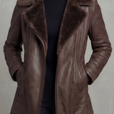 Ravella – Shearling-lined elegance – Leather jacket