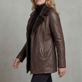 Ravella – Shearling-lined elegance – Leather jacket