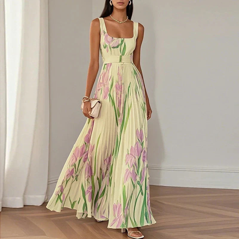 Oriah™ | Floral A-Line Maxi Dress