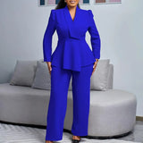 MAYA | STYLISH FORMAL SUIT SET WITH TAILORED LONG BLAZER FOR WOMEN