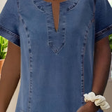 Sky - Durable Denim Dress