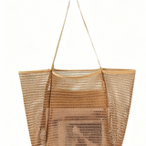 Boho Large Capacity Mesh Beach Tote Bag