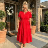 Sarah Casual Maxi Dress