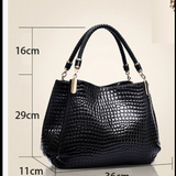 Lusso Milano - Crocodile Shoulder Bag