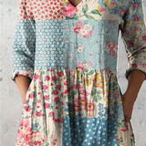 Estelle | Long Blouse with V-Neck