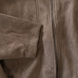 Solenné – Sculpted volume – Suede bomber jacket