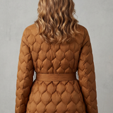 Solenza – Sculpted quilt – Belted puffer jacket