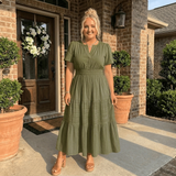 Sarah Casual Maxi Dress