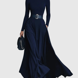 CORTLISS | HIGH-NECK MAXI DRESS
