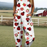 Ladybug Lane Dungarees
