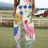 Chicken Chatter Dungarees