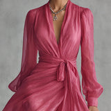 Ellie - Breezy V-neck Maxi Dress