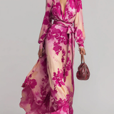 Olivia - Elegant Floral Maxi Dress