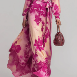 Olivia - Elegant Floral Maxi Dress