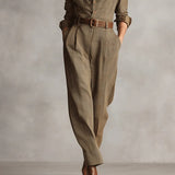 Corenne - Elegant Plaid Dress