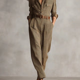 Corenne - Elegant Plaid Dress