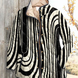 OCTAVIA | ARTISTIC ABSTRACT QUILTED JACKET