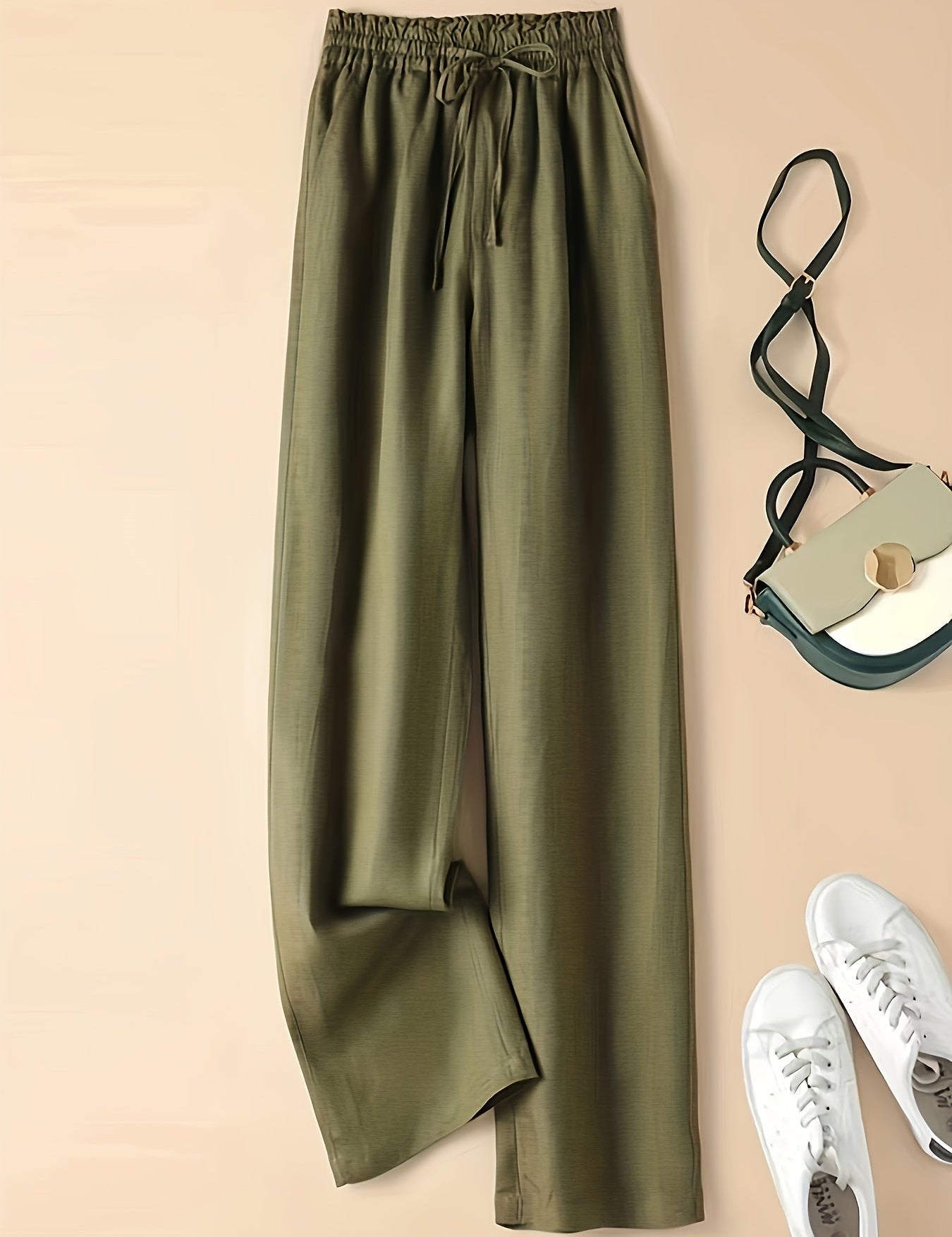 COLETTE | WIDE LEG DRAWSTRING TROUSERS