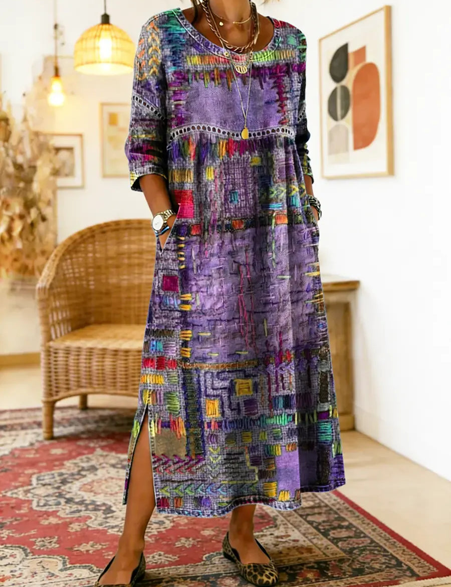 Sabine™ — BOHEMIAN PRINT MAXI DRESS