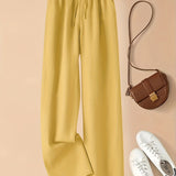 COLETTE | WIDE LEG DRAWSTRING TROUSERS