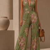 Caelia – Villa Pleated Jumpsuit