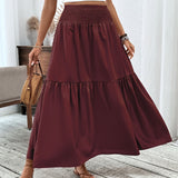 TAHLIA | TIERED FLORAL MAXI SKIRT
