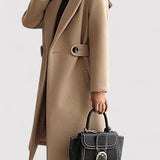 NOELLE | WOOL COAT WITH BELT