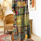 Sabine™ — BOHEMIAN PRINT MAXI DRESS