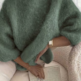 EMBER | SOLID COLOR CREW NECK SWEATER
