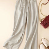 IMARA | WIDE-LEG DRAWSTRING TROUSERS