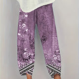 BRIELLE | BOTANICAL WIDE-LEG TROUSERS