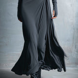 YASMINA | MAXI DRESS WITH SIDE TIE