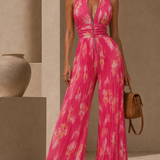 Caelia – Villa Pleated Jumpsuit
