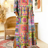 Pilar | Ethnic Print Dress