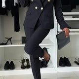 ELENORE | DOUBLE-BREASTED BLAZER SUIT