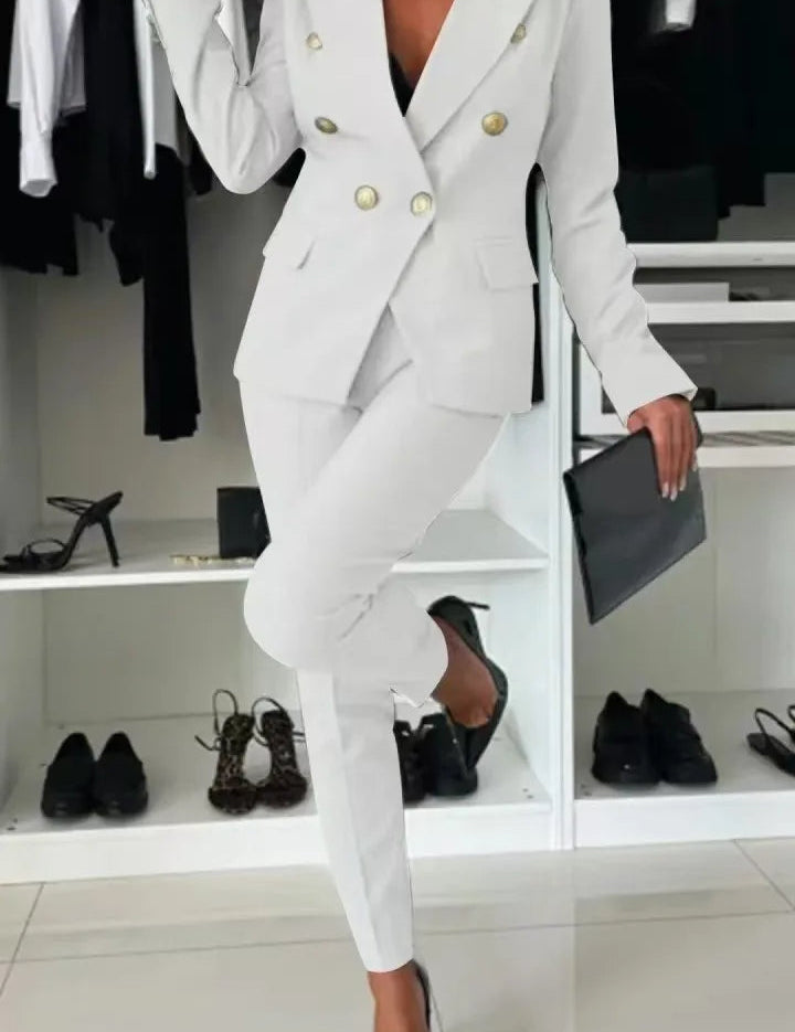 ELENORE | DOUBLE-BREASTED BLAZER SUIT