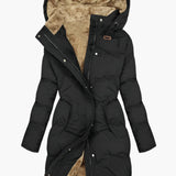 ARTEMIS | ELEGANT QUILTED HOODED COAT