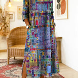Sabine™ — BOHEMIAN PRINT MAXI DRESS