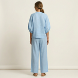Marlowe | Zipper-Front Puff Sleeve Set