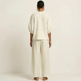 Marlowe | Zipper-Front Puff Sleeve Set