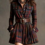 Sienna | Belted Shirt Dress