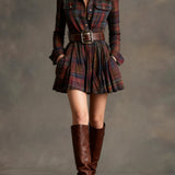 Sienna | Belted Shirt Dress