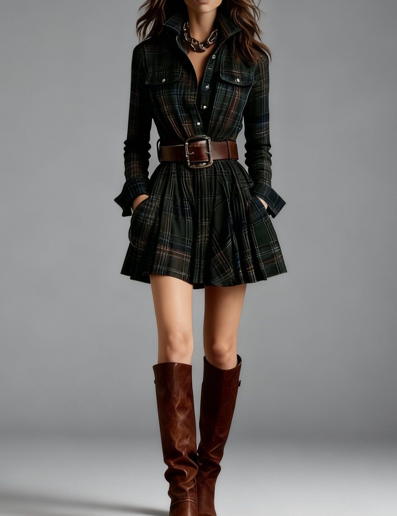 Sienna | Belted Shirt Dress
