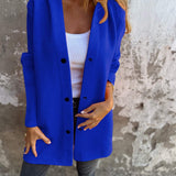 VIONNE | HOODIE JACKET WITH BUTTONS