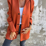 VIONNE | HOODIE JACKET WITH BUTTONS